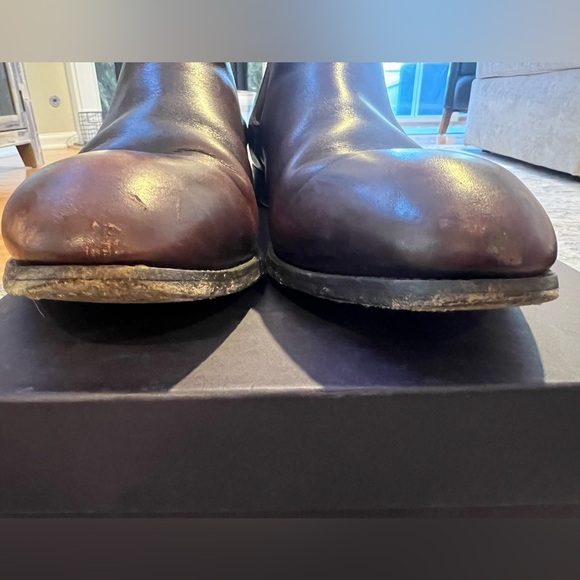 Men’s Prada Chelsea Boots in Brown - Size 12, minor scuff on toe - Picture 2 of 5